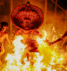 Routes connected to winter temple festivals